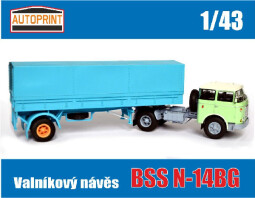 AP018 BSS N-14BG Valníkový návěs